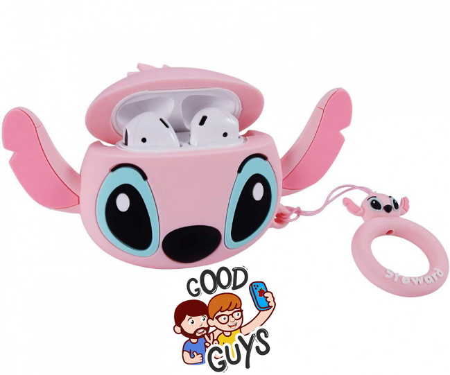 Чохол 3D для AirPods 1/2 Stitch Pink 1391-24 фото