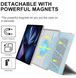 Чохол Comma для iPad Pro 13"(2024) 360 Rotation Case with Pen Holder Series Gray 2763-1 фото 8
