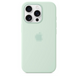 Чохол Silicone Case 1:1 з закритою кнопкою камери для iPhone 16 Pro Aquamarine 2752-8 фото 1