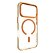 Чохол Silver Shield Magsafe 17 Transparent Orange 4042-2 фото 1