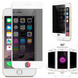 Скло антишпигун iPhone 6+,6S+ White 444-1 фото 2