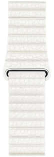 Ремінець Leather Loop Band 38,40,41,42mm(10,11S) White 1421-1 фото