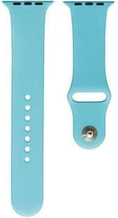 Ремінець Apple Watch Silicone 42,44,45,46mm(10,11S),49mm(ultra 1-3S)Sea blue 276-43 фото