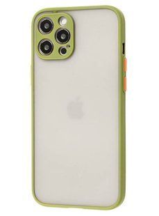 Чохол Avenger FULL Camera для iPhone 12 Pro Max Army Green-Orange 1317-2 фото