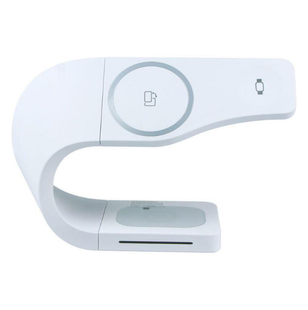 Безпровідна зарядка Open Wireless Era 3in1+ USB 20W(Max)White 590-4 фото