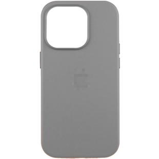 Чохол Leather Case 1:1 with MagSafe iPhone 17 Pro Max Light Gray 4032-3 фото