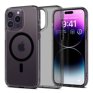 Чохол Spigen Matte Black Case with MagSafe для iPhone 14 Pro Max Black 2210-6 фото