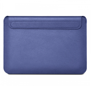 Конверт шкіряний WIWU Skin Pro Geniunie Leather Sleeve для Macbook Pro 16" Blue 2224-1 фото