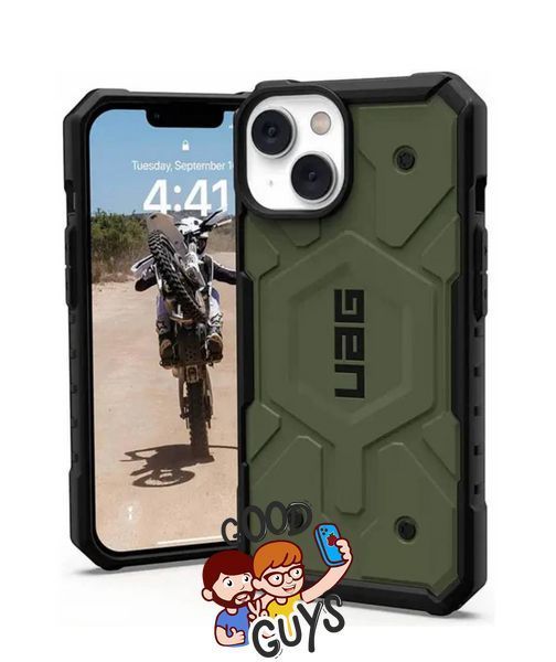 Чохол протиударний UAG Pathfinder з MagSafe для iPhone 14 Plus Green 2924-6 фото