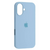 Чохол Silicone case Full iPhone 16 Plus Mist blue 2481-25 фото