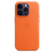Чохол Leather Case MagSafe iPhone 14 Pro Bright orange 261-0 фото