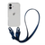 Чохол Armored з ремінцем Crossbody для iPhone 17 Pro Midnight Blue 4063-3 фото