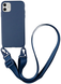 Чохол силіконовий з ремінцем Crossbody для iPhone Xs Max Cobalt blue 1194-3 фото 1