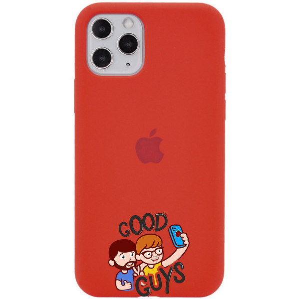 Silicone Case FULL iPhone 11 Pro Red 118-13 фото
