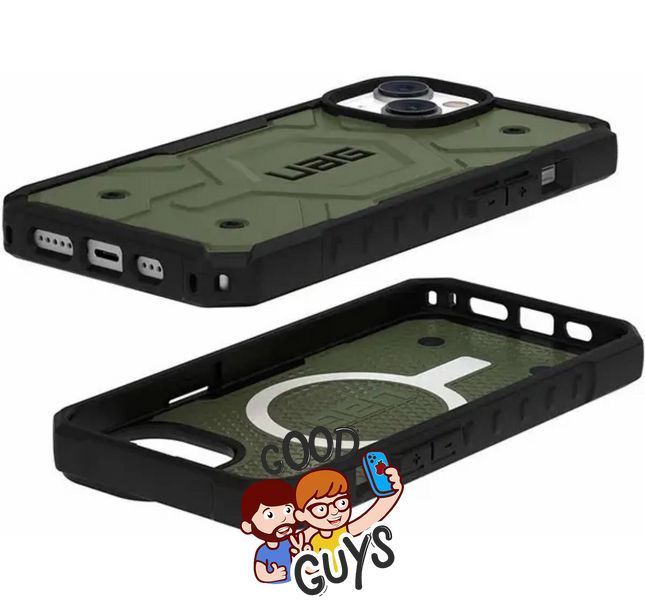 Чохол протиударний UAG Pathfinder з MagSafe для iPhone 14 Plus Green 2924-6 фото