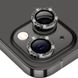 Скло (лінзи) для камери Diamonds Lens для iPhone 15/15 Plus Black 1810-0 фото 1