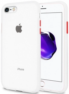 Чохол Avenger для iPhone 7,8,SE 2 White-Red 379-7 фото