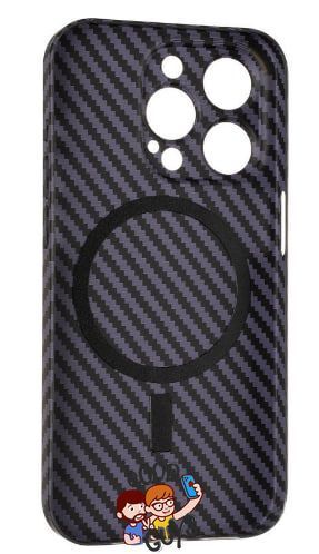 Чохол Carbon case MagSafe для iPhone 11 Deep Purple 1618-2 фото
