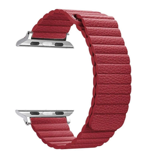 Ремінець Leather Loop Band 38,40,41,42mm(10,11S) Red 1421-2 фото