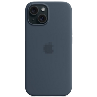 Чохол Silicone Case 1:1 для iPhone 15 Storm Blue 1644-2 фото