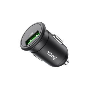 Автомобільний зарядний пристрій Hoco Z43 Mini metal car charger 2028-0 фото