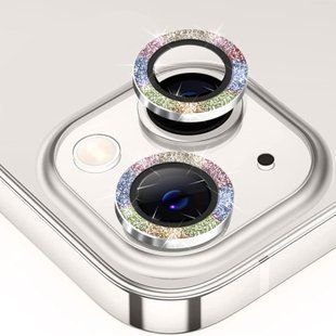 Скло (лінзи) для камери Diamonds Lens для iPhone 15/15 Plus Rainbow 1810-1 фото