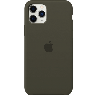 Silicone Case FULL iPhone 11 Pro Dark olive 118-14 фото