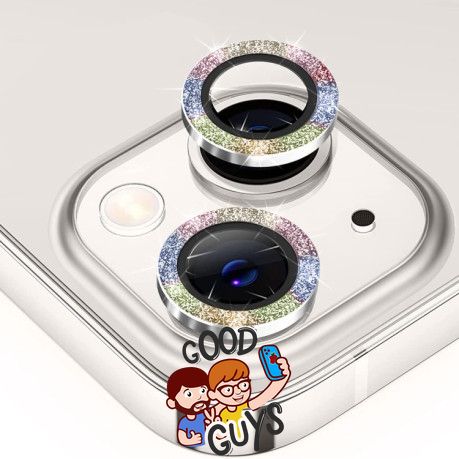 Скло (лінзи) для камери Diamonds Lens для iPhone 15/15 Plus Rainbow 1810-1 фото