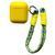Чохол для AirPods 1/2 Matte Silicone Case Yellow 2993-0 фото