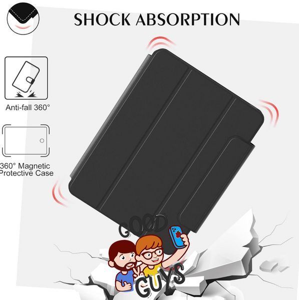 Чохол Comma для iPad Pro 11"(2024) 360 Rotation Case with Pen Holder Series Black 2764-0 фото