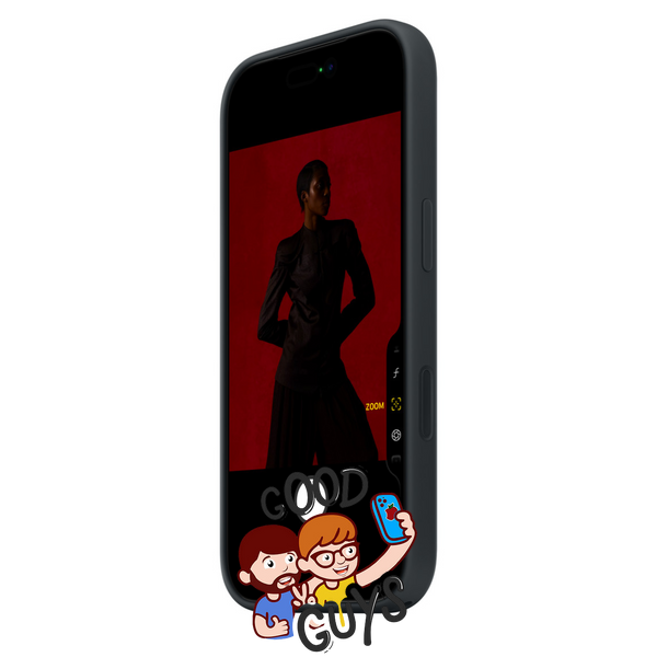 Чохол Silicone Case 1:1 з закритою кнопкою камери для iPhone 17 Pro Black 4115-0 фото