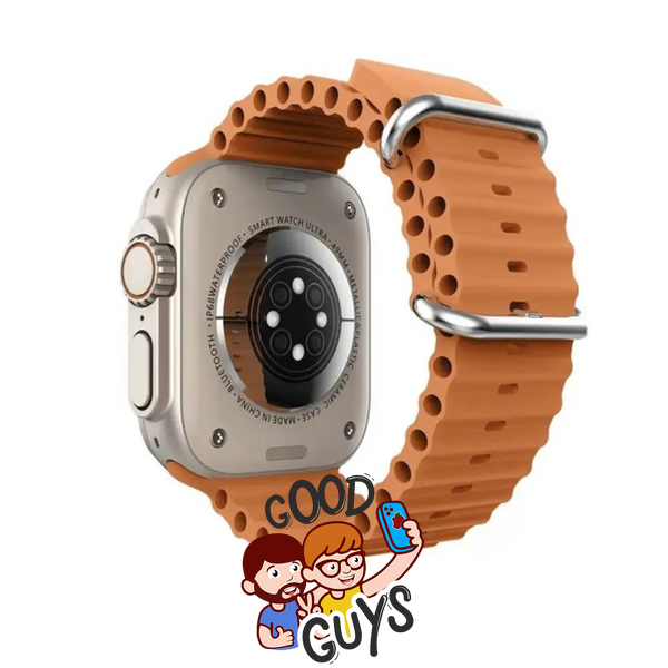 Розумний смарт годинник HK8 Pro Max Ultra 49mm AMOLED екран з магнітною зарядкою та функцією дзвінка Silver 4081-0 фото