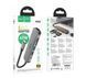 Хаб USB HOCO HB28 6 in1 Type-C HDTV+USB3.0+USB2.0+SD+TF+PD Gray 2829-0 фото 5