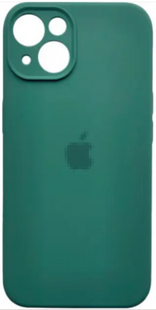 Чохол Silicone case Full + camera iPhone 15 Plus Pine green 2101-13 фото
