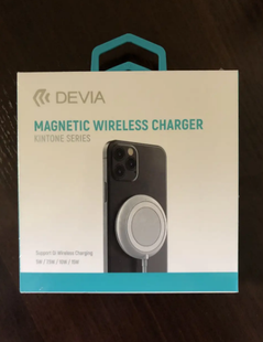 Безпровідна зарядка DEVIA Magnetic Wireless Charger Kintone 550 фото