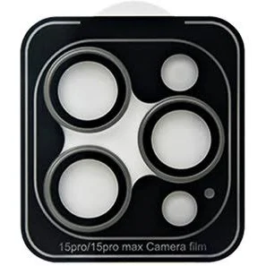 Скло (лінзи) для камери Metal Classic для iPhone 15 Pro/15 Pro Max Natural Titanium 1802-111 фото
