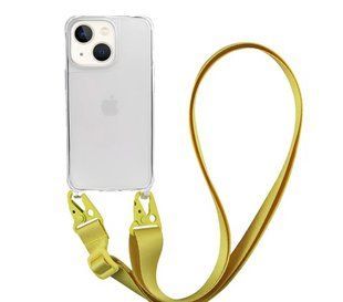 Чохол Armored з ремінцем Crossbody для iPhone 14 Yellow 1483-5 фото