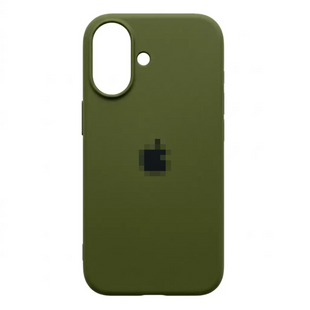 Чохол Silicone case Full iPhone 16 Army green 2480-45 фото