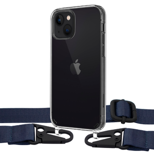 Чохол Armored з ремінцем Crossbody для iPhone 11 Pro Max Midnight Blue 1519-3 фото