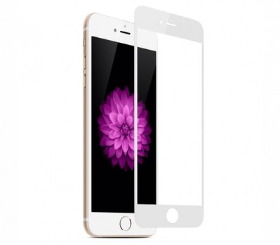Захисне скло 9D iPhone 7,8,SE 2 white 2-1 фото