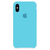Silicone Case FULL iPhone X,Xs Sea blue 114-43 фото