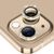 Скло (лінзи) для камери Diamonds Lens для iPhone 15 Pro/15 Pro Max Gold 1811-6 фото