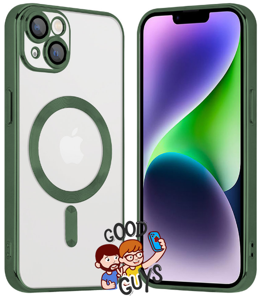 Чохол Shining with MagSafe на iPhone 13 Dark Green 357-2 фото