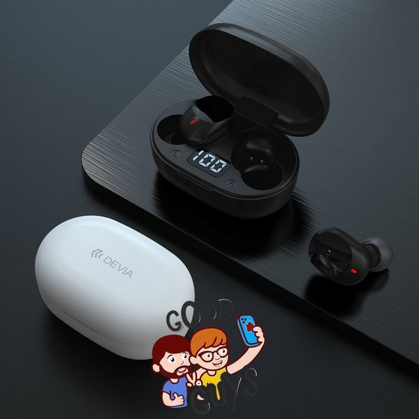 Бездротові навушники DEVIA TWS Wireless Earphone JOY A6 Series Black 2686-0 фото