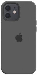 Silicone Case FULL iPhone 12 Mini Charcoal gray 120-33 фото