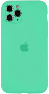 Чохол Silicone case Full + camera iPhone 13 Pro Spearmint 1067-32 фото