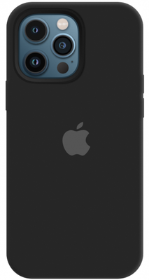 Silicone Case FULL iPhone 12,12 Pro Black 121-17 фото