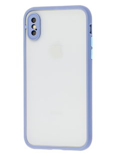 Чохол Avenger FULL Camera для iPhone X,Xs Lavender Gray-Yellow 1311-6 фото