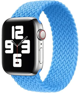 Ремінець нейлоновий Braided Solo Loop 42,44,45,46mm(10,11S),49mm(ultra 1-3S)Blue 1170-12 фото