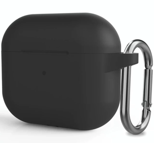 Чохол з мікрофіброю для AirPods Pro Black 1431-21 фото
